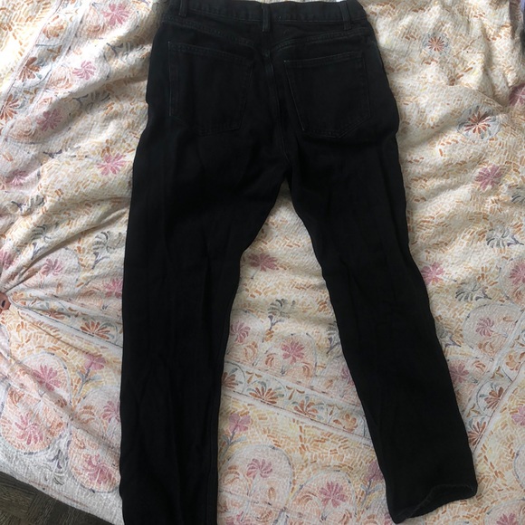 reformation black chicago straight jeans - Picture 2 of 3